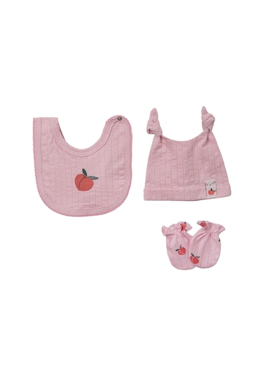 Şeftali Beşli Set Pembe