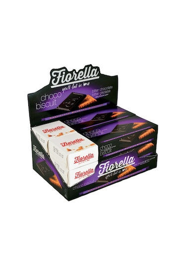 Fiorella Chocobiscuit Bitter Çikolatalı Bisküvi 6 x 68 G