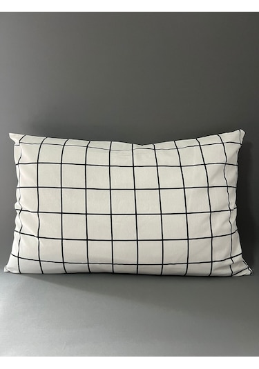 Pamuklu 2 Adet 50x70 Cm Fermuarlı Yastık Kılıfı