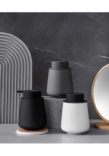 Köpük Dispenseri - 300ml Seramik Silikon Ovma Dispenseri Gri