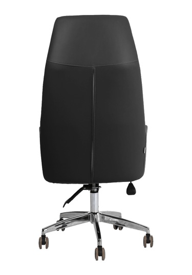 Hunt Mobilya Vaga Krem Deri Ofis Yönetici Koltuğu Siyah
