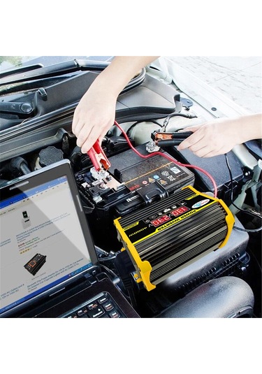 Legend Iı Generation 12v - 110v 4000w Modifiye Kare Dalga Araba Güç Çeviricisi Siyah