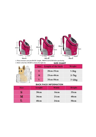 Jialan Köpekler İçin Pet Köpek Taşıma Çantası Taşıyıcı Sırt A