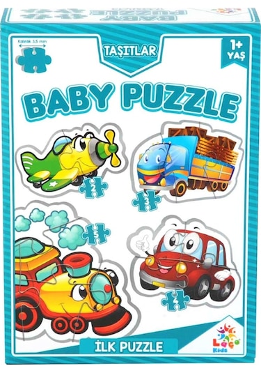 Lc7226 Laço. Baby Puzzle - Taşıtlar / +12 Ay