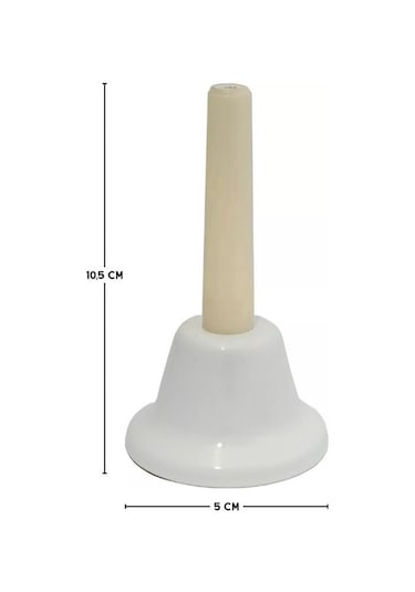 Temel Renkli El Zili Seti 8li Ritim Ve Perküsyon Aleti 10.5 Cm