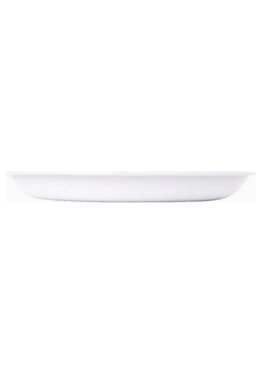 Barebones Rolled Enamelware Plate Kamp Mutfağı 4 Lü Emaye Tabak Mutfak Aksesuarları Beyaz