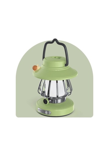 Maoyaya Retro Taşınabilir Kamp Lambası - Açık Alan, Masa Ve Atmosfer Işığı Pembe Pembe