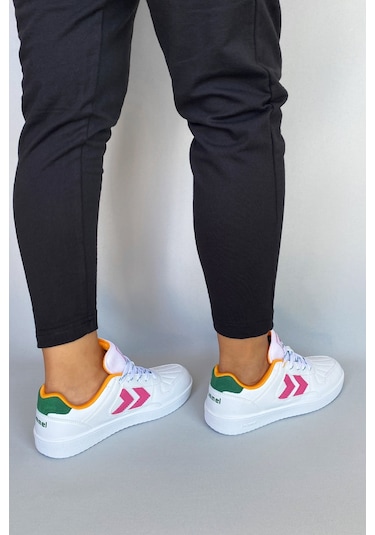 Hummel Court 1990 Unisex Spor Ayakkabı Beyaz - Pembe
