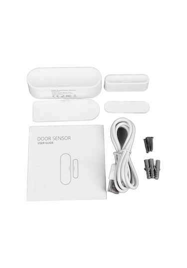 Kapı Açık Kapalı Dedektörleri İtme Alarmı Kablosuz Pencere Dedektörü Zigbee İçin Kapı Açık Kontak Sensörü