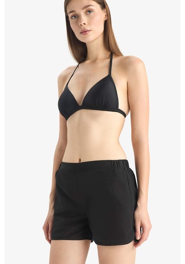 Defacto Regular Fit Deniz Şortu-fall İn Love T5639az25smbk27 Siyah