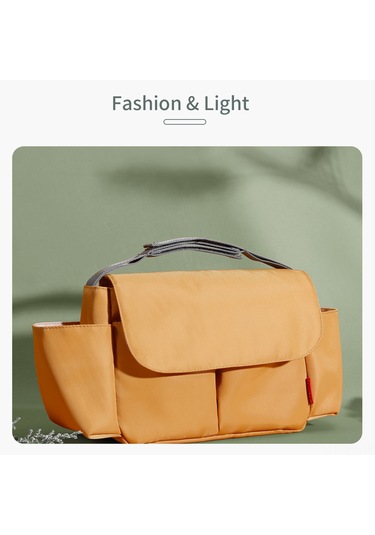 Maiyame Gri Su Geçirmez Çift Çekirdekli Bebek Arabası Çantası - Geniş Hacimli, Bölümlü Ve Toz Koruyucu Fonksiyonlu Anne Çantası Gri