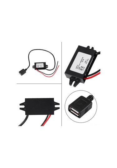 Ximistore9 5v 3a Usb Çıkışlı 12v/24v Buck Konvertörü - 95% Verimlilik, 3 Zekice Güvenlik Koruma, Suya Dayanıklı Ve Sarsıntıya Dayanıklı