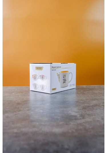 Repast Kedi Kupa 470 Ml 17x10x9.5 Cm 340677802 Beyaz