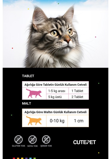 Kedi Bağışıklık & Tüy Güçlendirme Destek Paketi
