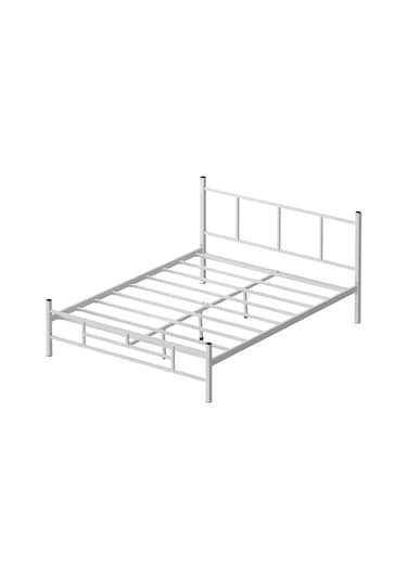 Defne Metal Karyola 150x200 Cm Beyaz Renk