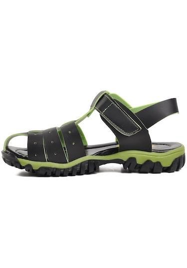 Ayakmod Arz 3100-f Siyah-yeşil Erkek Çocuk Sandalet 001
