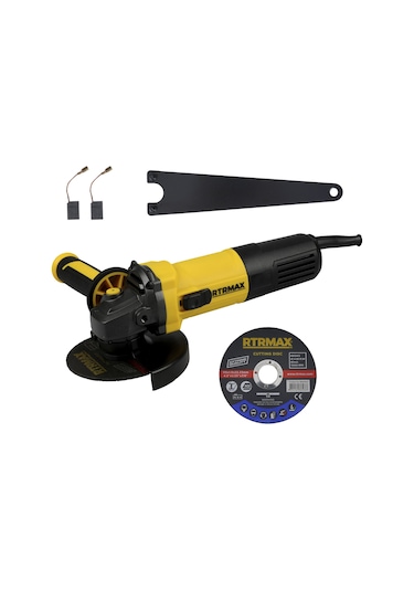 Rtrmax RTM1080 Avuç Taşlama Makinası 115 mm 750 W Devir Ayarlı