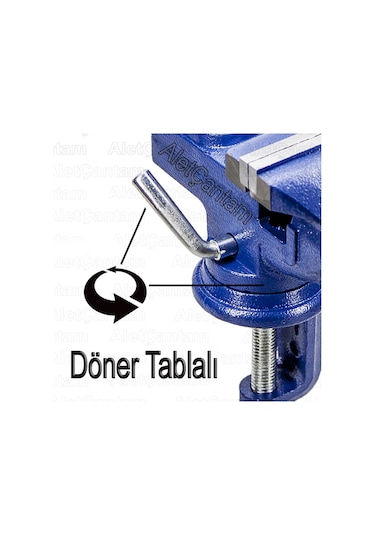 Masa Mengene Döner Tablalı - Örslü - 60 MM