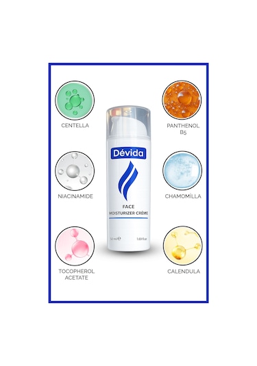 Nemlendirici Aydınlatıcı Ceramide Centella Panthenol B5 Yüz Bakım Kremi