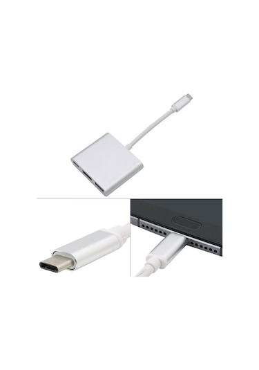 Codegen Usb 3.1 Type-C Usb 3.0/Hdmı Çoklayıcı Adaptör Cdg-Cnv39