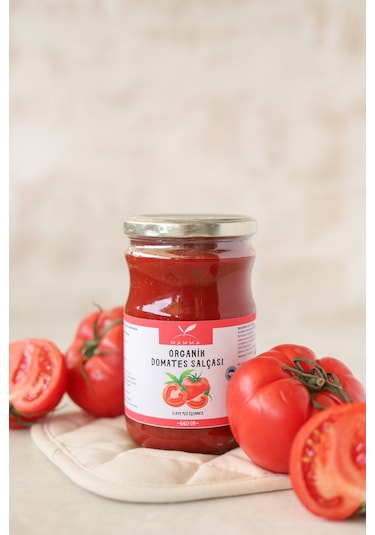 Mamma Emada Organik Tuzsuz Domates Salçası 660 G