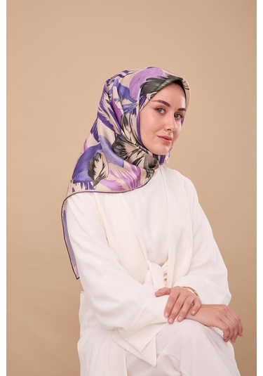 Silk Home Twill İpek Eşarp 11480-71 Taş, Pembe, Mor, Yeşil, Koyu Yeşil