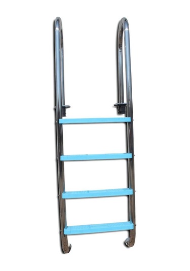 Paslanmaz 4 Basamaklı Havuz Merdiveni Muro Seri Aısı 304 Krom