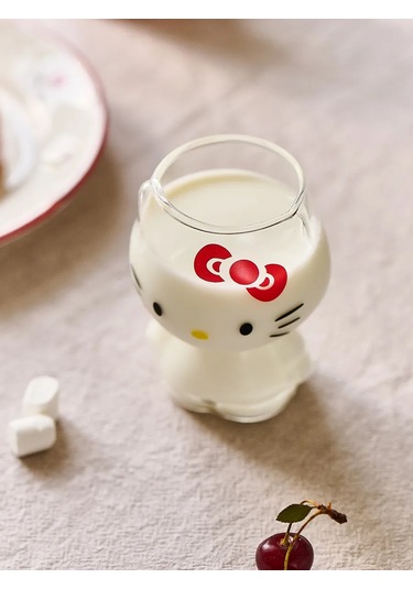 Roomi Figürlü Cam Bardak 285 Ml Hediye Paketiyle 480086051 Beyaz