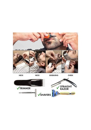 Erkekler Sakal Şekillendirici Şablon Erkekler İçin Sakal Tarağı Hafif Ve Esnek Hepsi Bir Arada Araç Sakal Şekillendirme Aracına Uyuyor