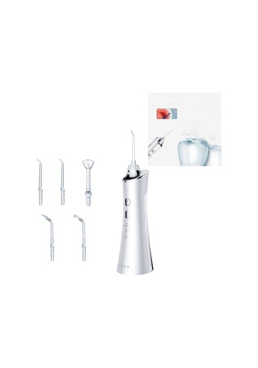 Elektrikli Diş Yumruk Diş Ölçekleyici Su Ipi Ev Taşınabilir Ağız Temizleme Makinesi Beyaz
