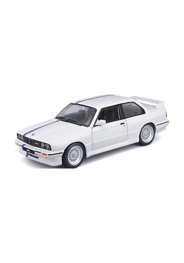 1988 Bmw 3 Serıes M3 E30 1:24 Ölçek Burago Marka - Beyaz