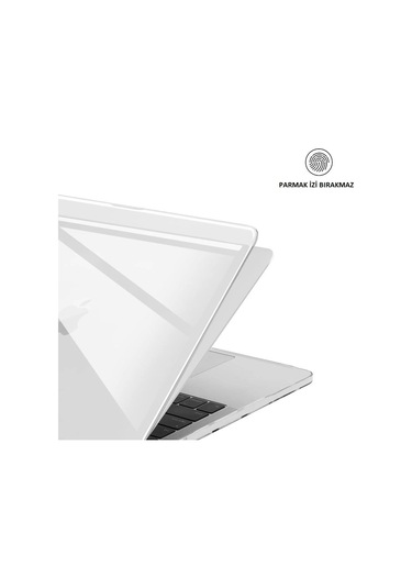 Macbook Air 13.6" M3 A3113 Uyumlu Kılıf Kristal Ön Arka Şeffaf Kapak Kılıf Koruma 001