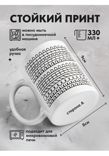 Copyroomgifts Kafalarını Yıpratan Desenli Şakacı Mem Bardağı 430237741 Beyaz