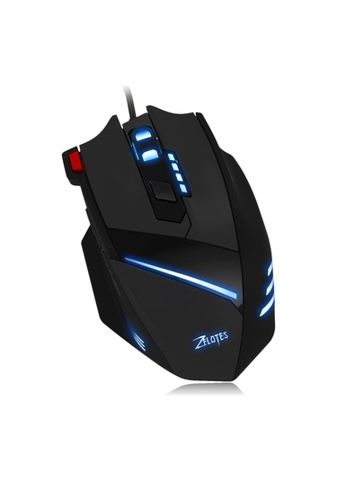 Mufunye Zelotes T-60 3200dpı Programlanabilir 7 Tuşlu Led Aydınlatmalı Oyuncu Faresi - Pc/laptop İçin 001