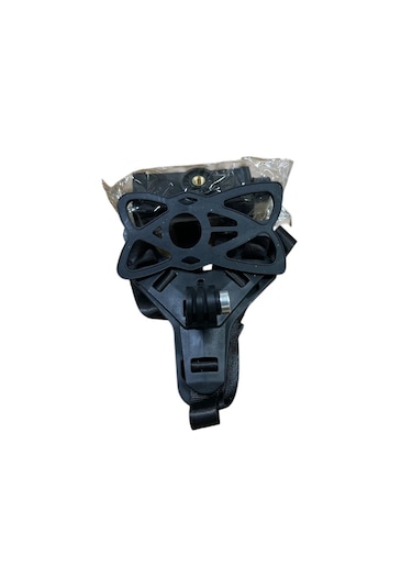 Kask Çene Bağlantılı Telefon Ve Kamera Tutucu Siyah