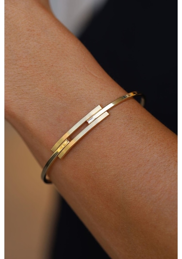 Altın 3.10 Gr Kaburga Kelepçe İki Sıra