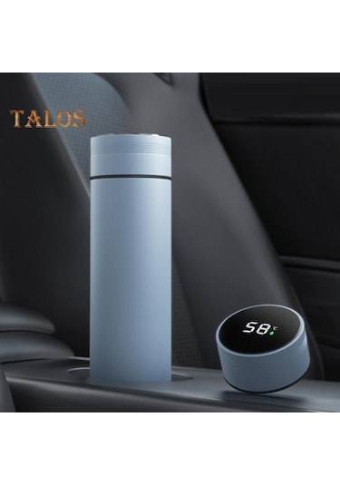 Mor 1 Takım Yalıtımlı Şişe Büyük Kapasiteli Vakum Yalıtım Taşıması Kolay Kullanışlı Ofis Çay Yapımı Akıllı Termos Bardak Aksesuarları