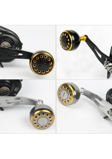 Dianziye Metal Baitcasting Makine Kolu - 35mm Siyah Metal Top - 8 5mm Uyumlu Tek Kollü Kolu