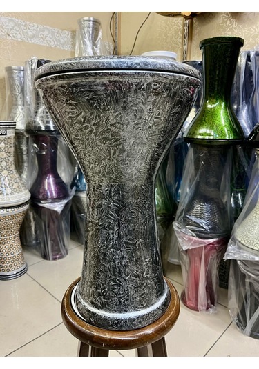 Vatan Gri Kırçıllı Bas Model Darbuka Kod 0332