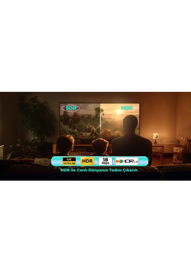 Hdmi 2.0 4k Ultra Hd 60 Hz Ses Ve Görüntü Aktarım Kablosu 2 Metre