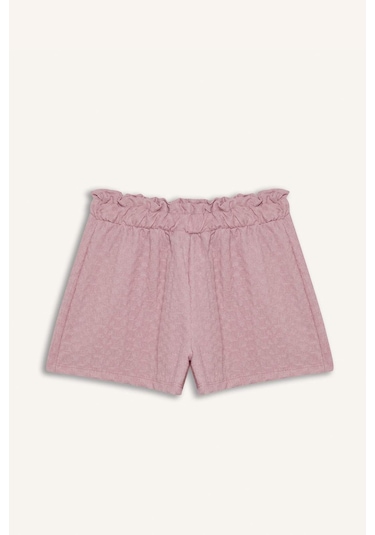 Defacto Kız Çocuk Beli Lastikli Şort E5699a825hspn427 Pembe