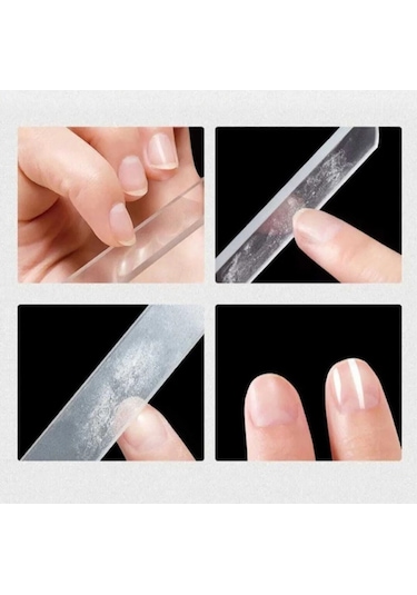 Tırnak Törpüleme Aleti Cam Malzeme Parlatma Manikür Pedikür 5 Adet