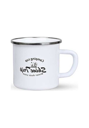 Pazly Shanqu Taşınabilir Soğuk İçecek Bardağı, Beyaz, 350ml, Paslanmaz Çelik, Piknik Barbekü Kamp Kupası Beyaz