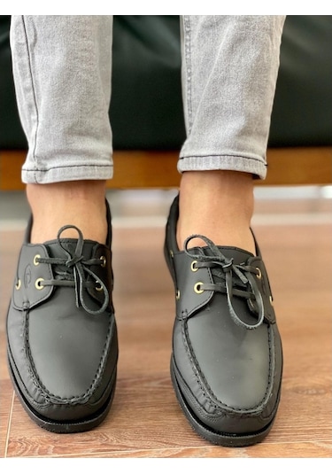 Muggo Dexter Hakiki Deri Erkek Günlük Klasik Casual Ayakkabı