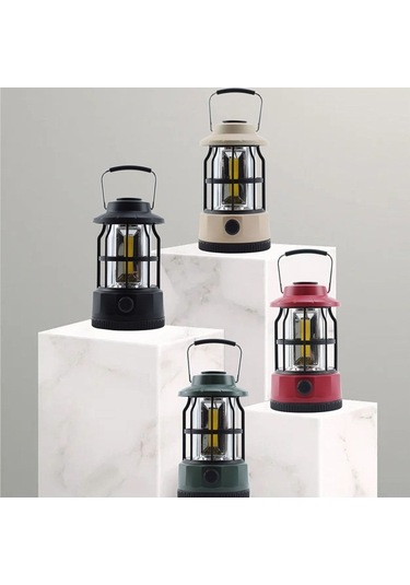 Artfulabode Yürüyüşü Yeşil Suya Retro Led Kulp Kar Kamp Kamp Kalma Işığı, Işığı İle İçin Hayatta Feneri Fener, Durum Dayanıklı Cob Çadır Balıkçılık Aydınlatması Ayarlanabilir Acil Xr Yeşil