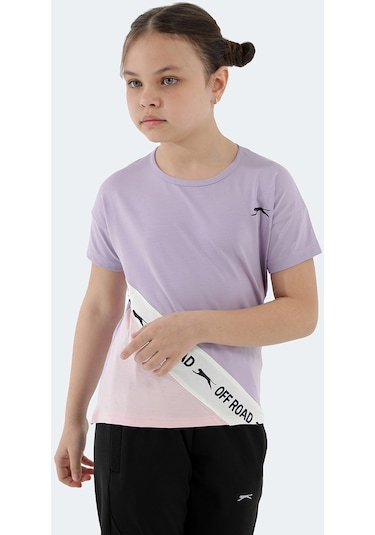 Slazenger PINA Çocuk  Lila Tişört