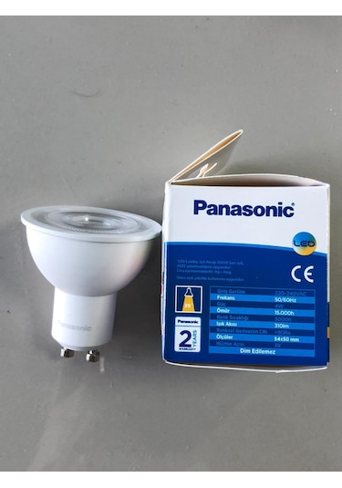 10 Adet Panasonic Gu 10 Led Spot 4w 45w 310lümen 3000 Kelvin Sa