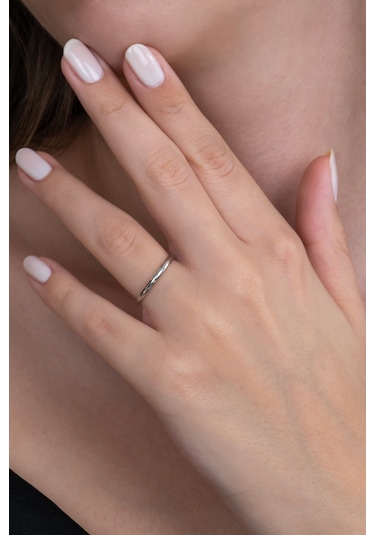 2 Mm Bombeli Süper Ince Gümüş Alyans Çifti Söz Yüzükleri Wr85