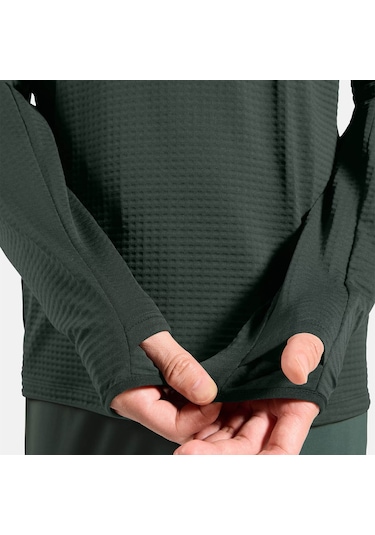 Odlo Odlo Essential Thermal Mid Layer 1/2 Zip Erkek Yeşil Içlik Üst 19749 Yeşil