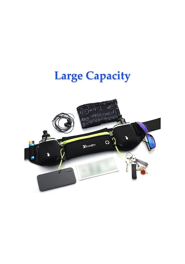 Geeksen Unisex Spor Bel Çantası, Su Flaslı, Su Geçirmez, Çok Fonksiyonlu, Koşu Ve Outdoor Aktivitelere İdeal, Mavi 1053 Mavi